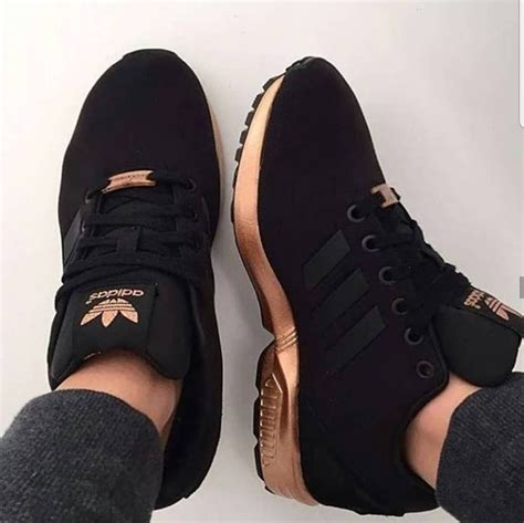 adidas rose gold shoes black.